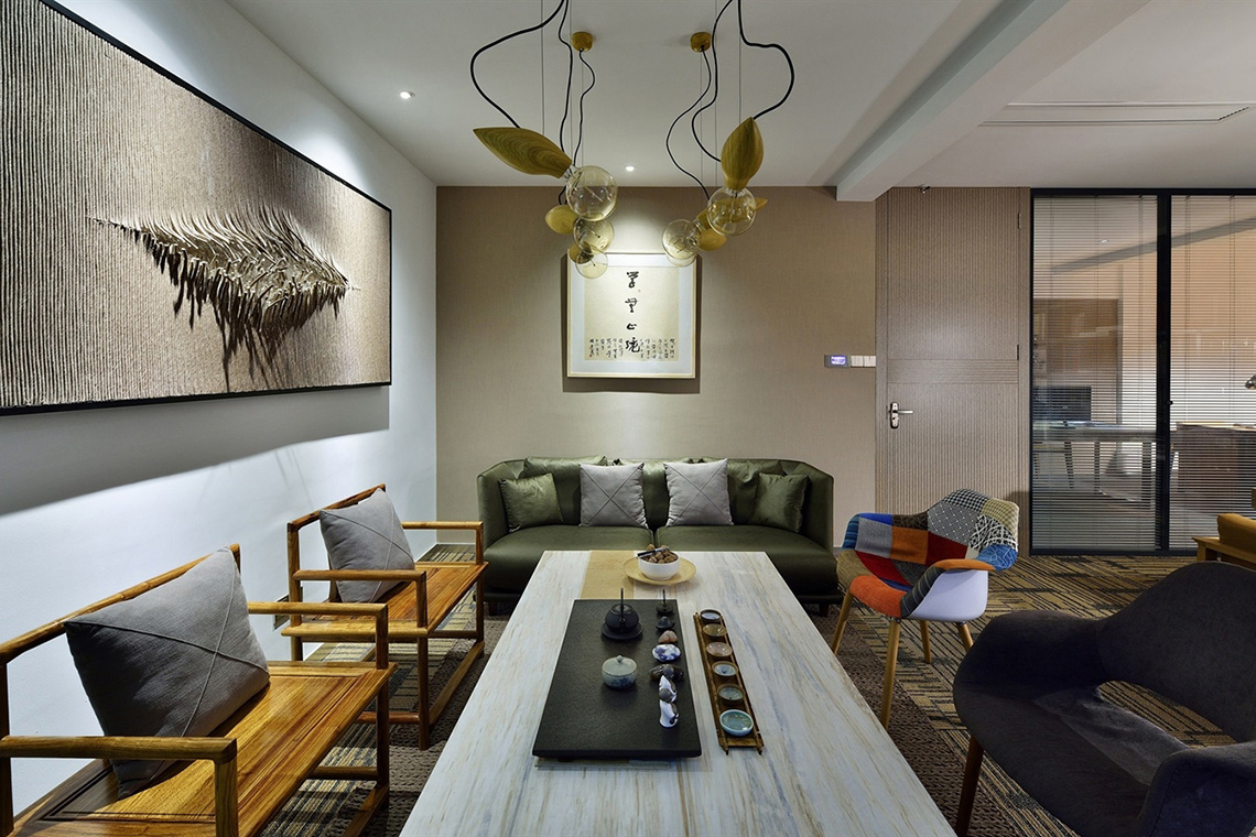 財務(wù)咨詢公司中式風(fēng)格辦公室裝修設(shè)計-第4張圖片-上海古都建筑設(shè)計集團 財務(wù)咨詢公司中式風(fēng)格辦公室裝修設(shè)計-第4張圖片-上海古都建筑設(shè)計集團