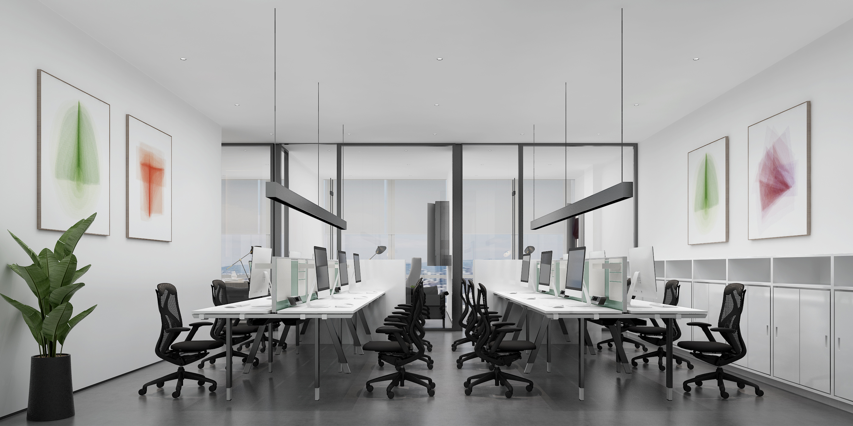 虹口區(qū)來福士辦公室設(shè)計裝修圖-第5張圖片-上海古都建筑設(shè)計集團 虹口區(qū)來福士辦公室設(shè)計裝修圖-第5張圖片-上海古都建筑設(shè)計集團