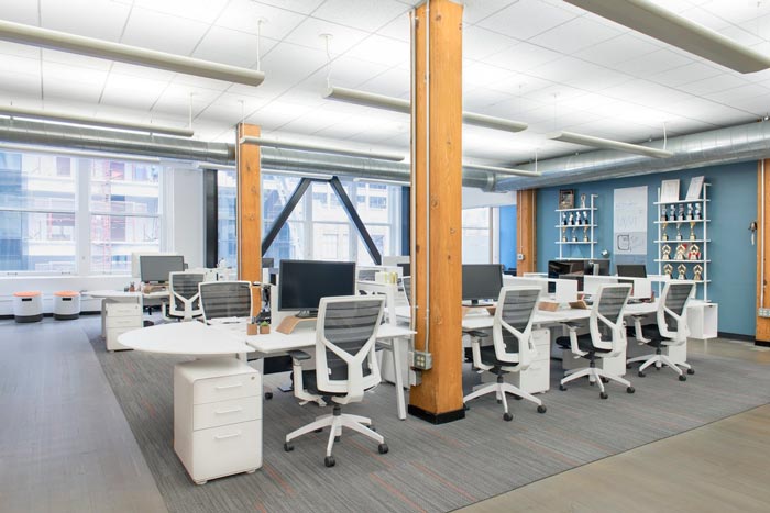 青浦100平用戶體驗設(shè)計公司辦公室裝修設(shè)計-第2張圖片-上海古都建筑設(shè)計集團(tuán)