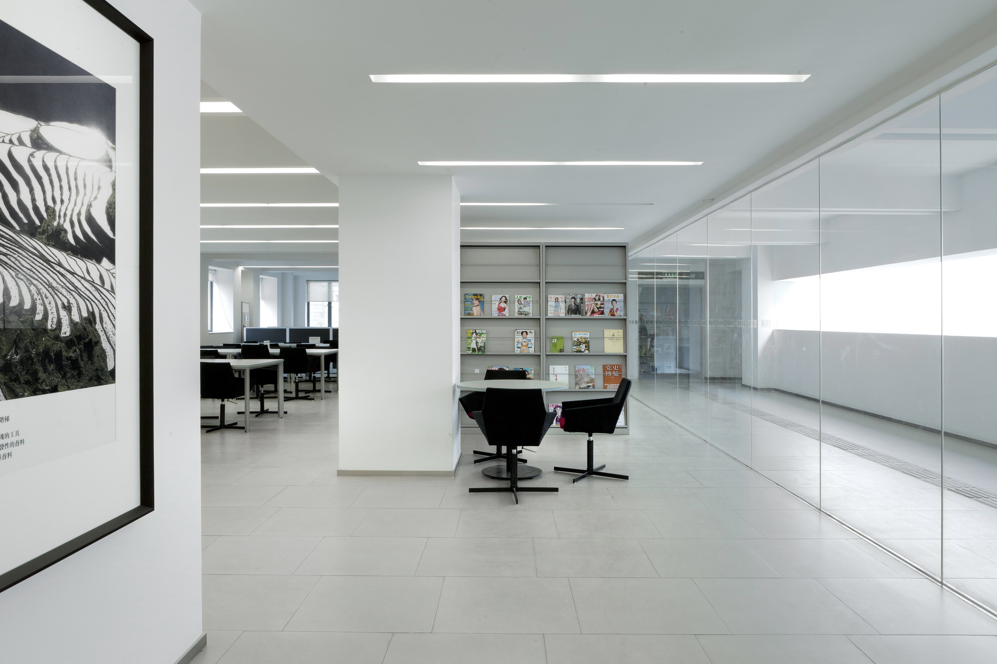 400平清新簡約圖書室裝修設(shè)計(jì)效果圖-第8張圖片-上海古都建筑設(shè)計(jì)集團(tuán) 400平清新簡約圖書室裝修設(shè)計(jì)效果圖-第8張圖片-上海古都建筑設(shè)計(jì)集團(tuán)