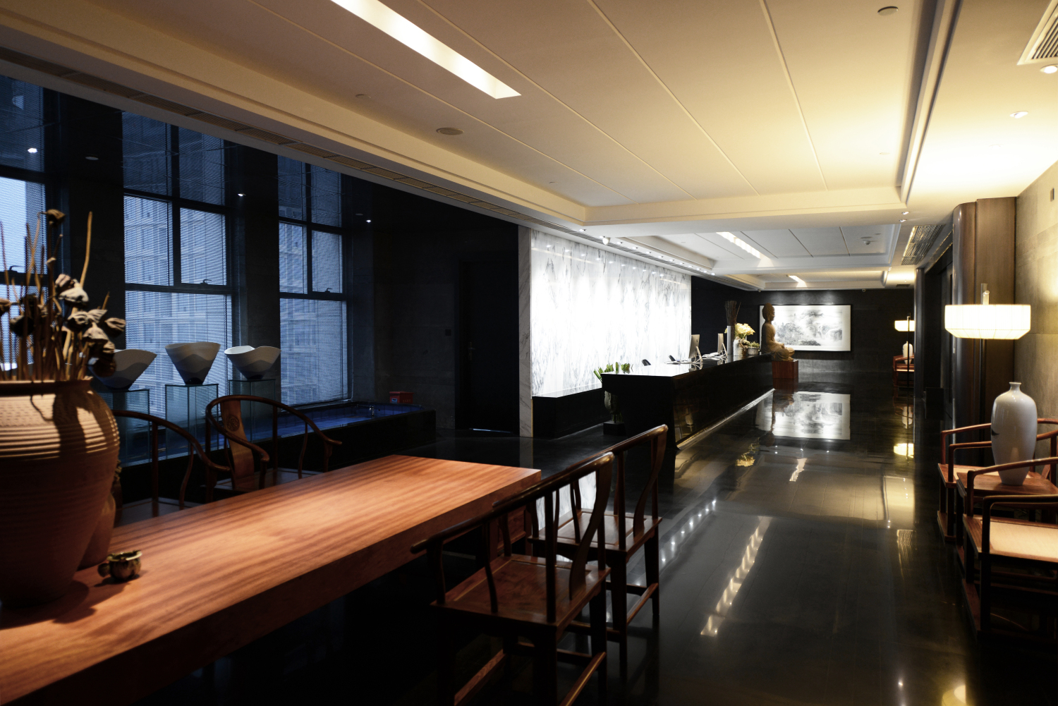 徐匯區(qū)儒雅風格辦公室裝修設計-第3張圖片-上海古都建筑設計集團 徐匯區(qū)儒雅風格辦公室裝修設計-第3張圖片-上海古都建筑設計集團