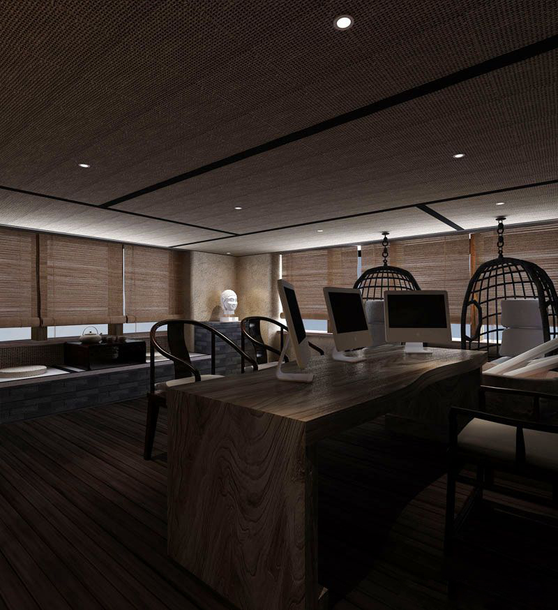 上海辦公室裝修藝禪風(fēng)格設(shè)計-第9張圖片-上海古都建筑設(shè)計集團(tuán)