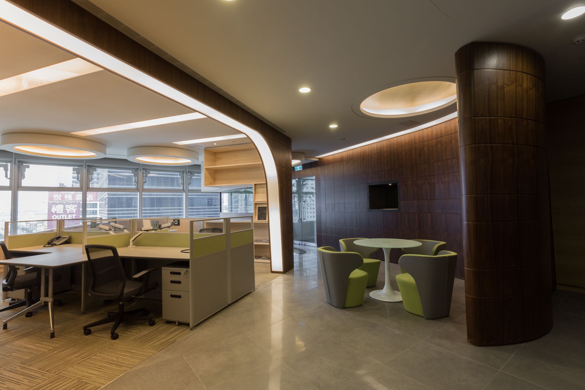 普陀區(qū)自然風格辦公室裝修設計-第1張圖片-上海古都建筑設計集團
