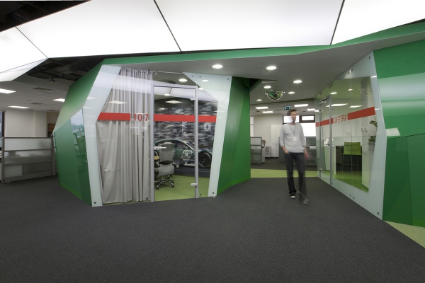 虹口區(qū)100平綠色調(diào)辦公室裝修設計-第3張圖片-上海古都建筑設計集團 虹口區(qū)100平綠色調(diào)辦公室裝修設計-第3張圖片-上海古都建筑設計集團