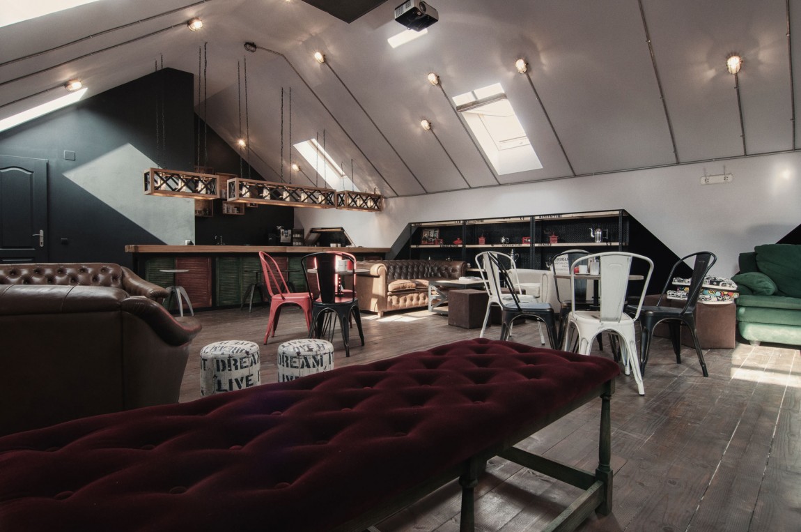 浦東新區(qū)120平工業(yè)風咖啡廳裝修設(shè)計-第7張圖片-上海古都建筑設(shè)計集團