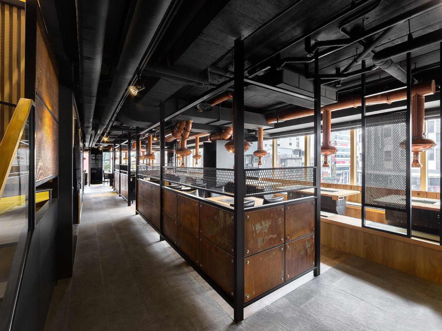 青浦區(qū)韓式烤肉辦公室裝修設計-第3張圖片-上海古都建筑設計集團 青浦區(qū)韓式烤肉辦公室裝修設計-第3張圖片-上海古都建筑設計集團