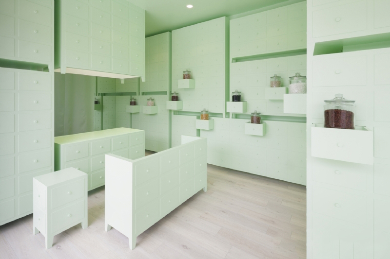 嘉定區(qū)清新風(fēng)格藥房裝修設(shè)計-第1張圖片-上海古都建筑設(shè)計集團(tuán)