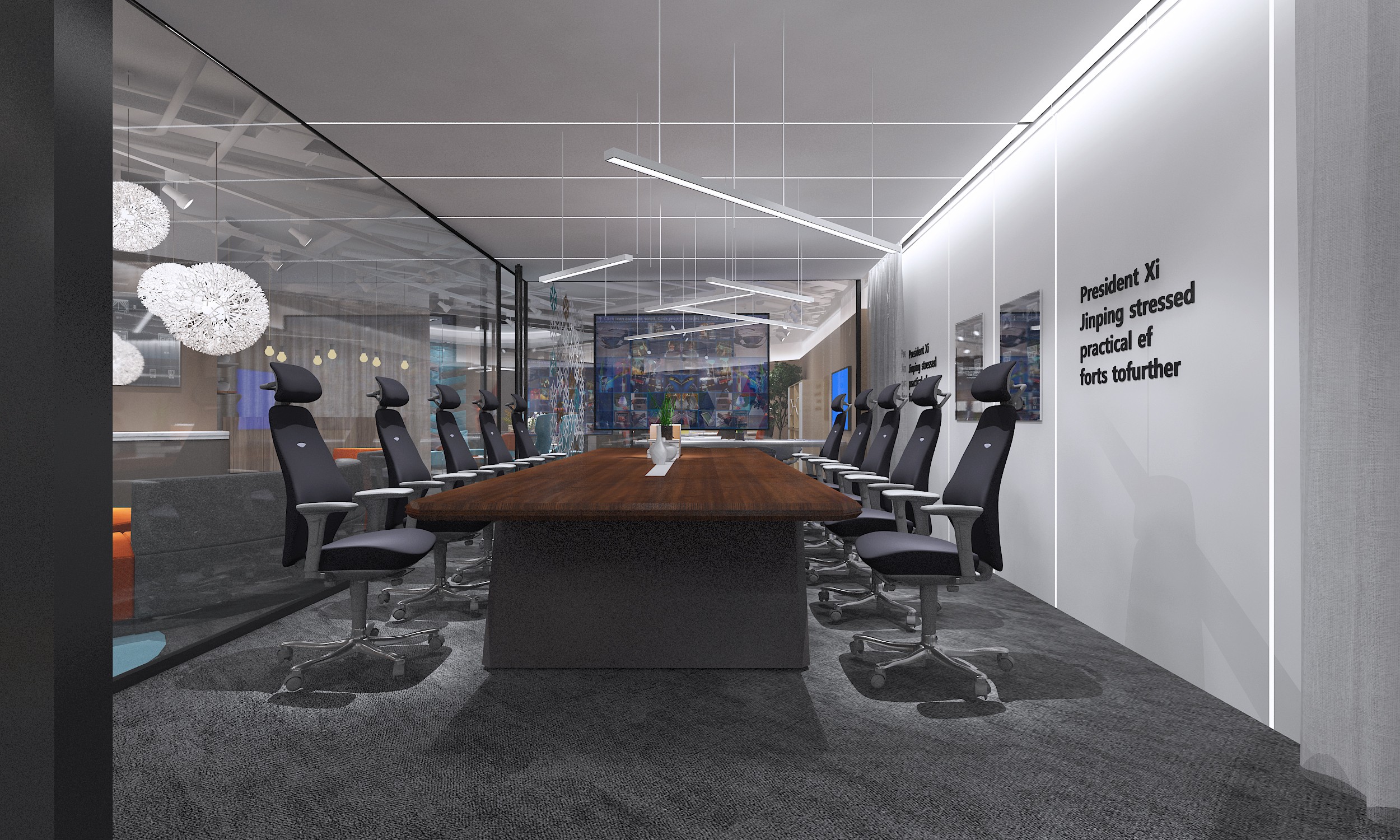 浦東新區(qū)科技智能辦公室裝修設計-第9張圖片-上海古都建筑設計集團