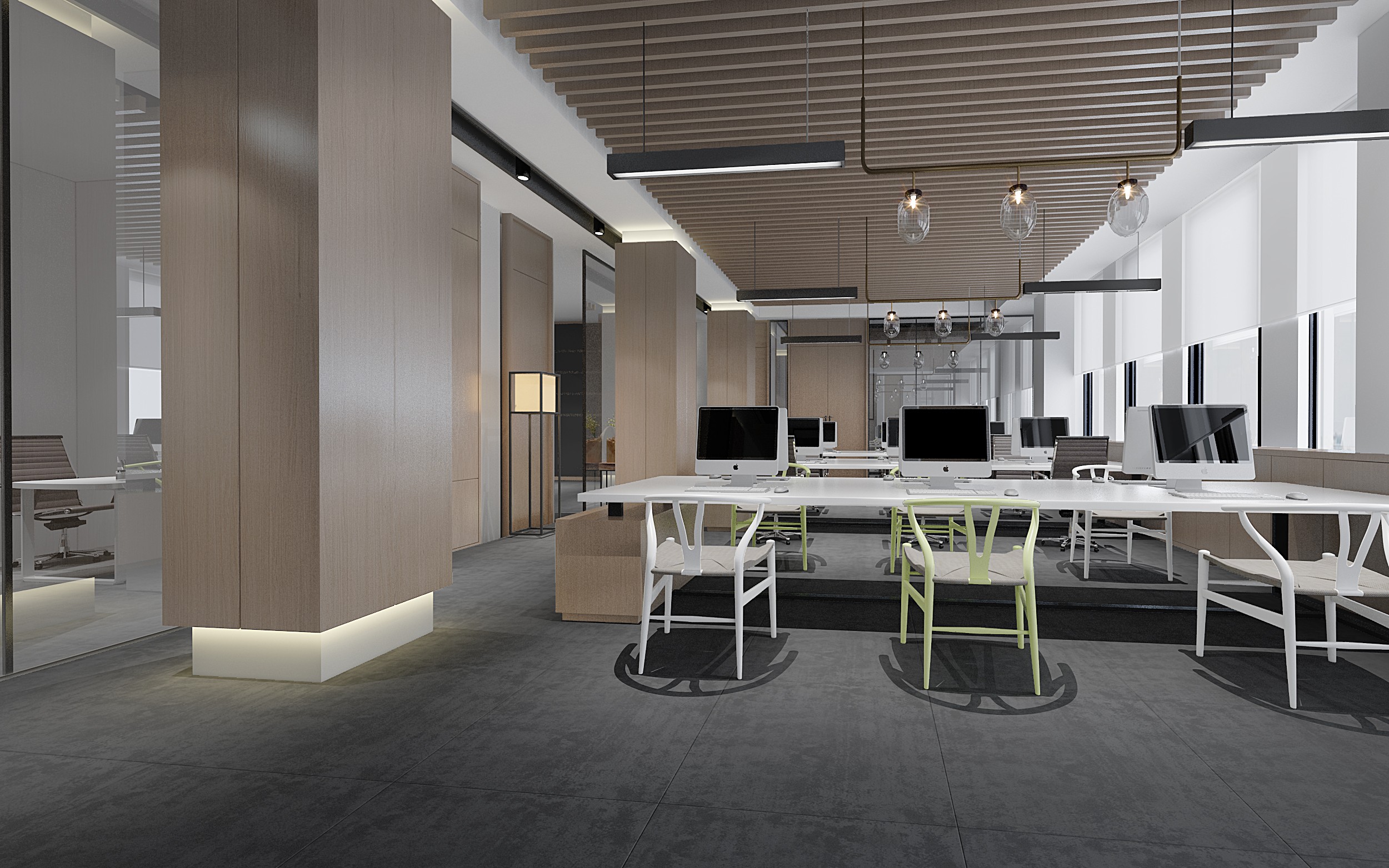 文藝明朗辦公室裝修設(shè)計(jì)-第4張圖片-上海古都建筑設(shè)計(jì)集團(tuán) 文藝明朗辦公室裝修設(shè)計(jì)-第4張圖片-上海古都建筑設(shè)計(jì)集團(tuán)