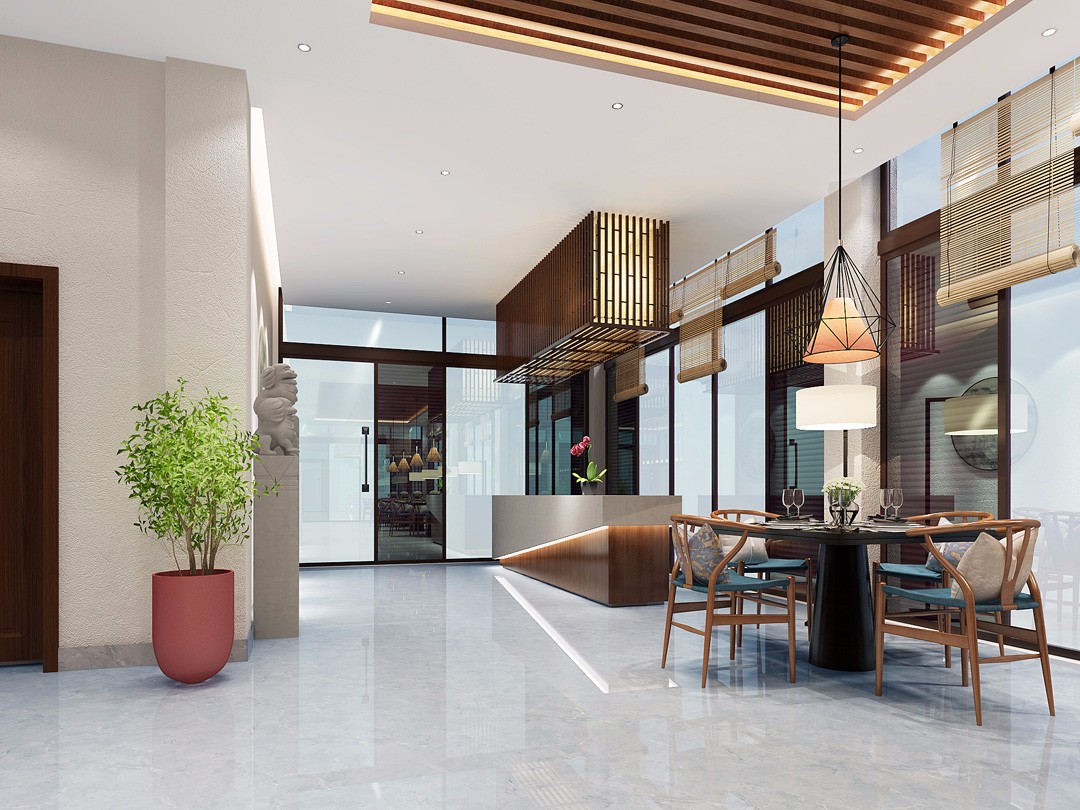 中式休閑辦公室休息區(qū)裝修設(shè)計-第3張圖片-上海古都建筑設(shè)計集團