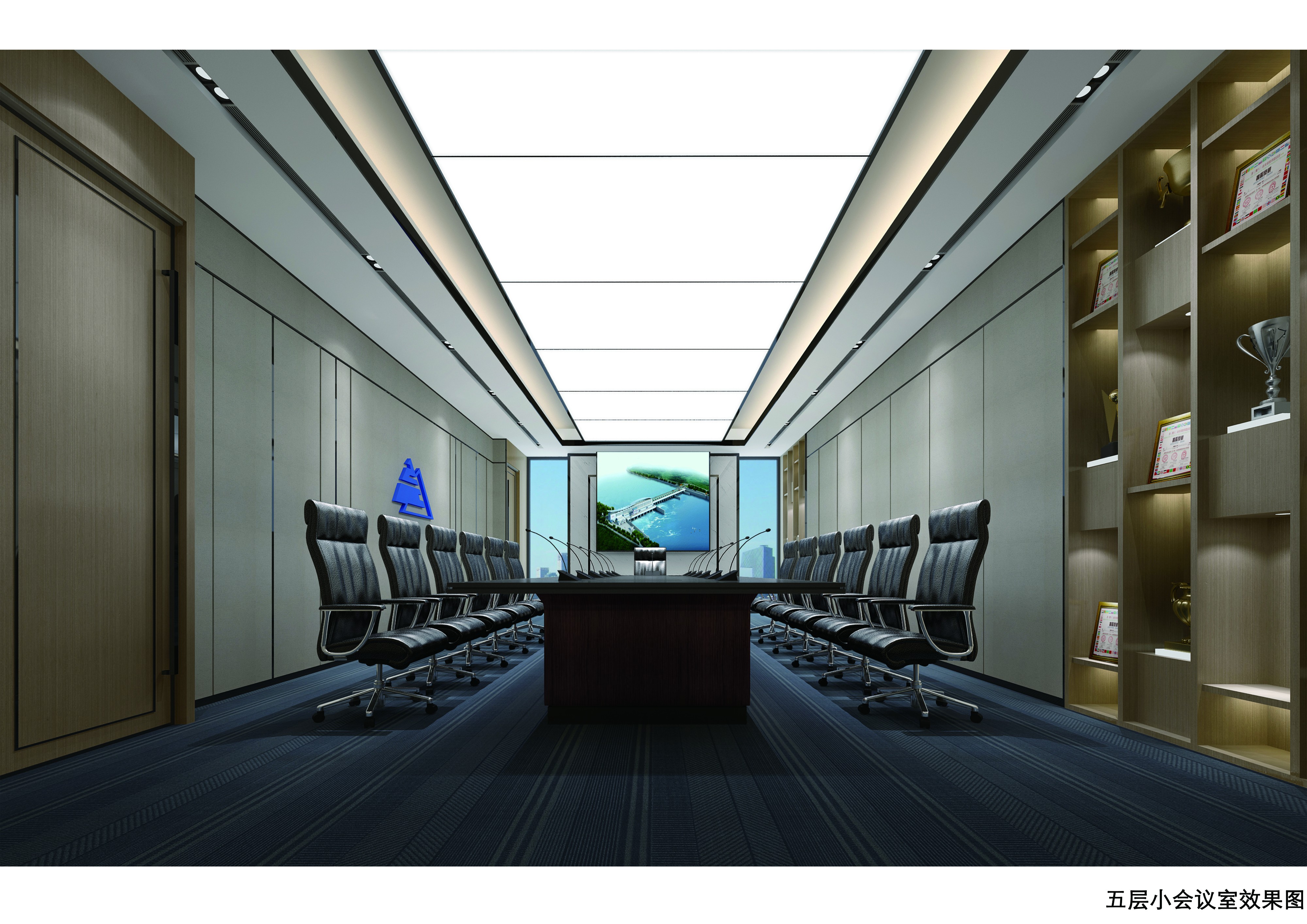 大型簡約會(huì)議室裝修設(shè)計(jì)-第3張圖片-上海古都建筑設(shè)計(jì)集團(tuán) 大型簡約會(huì)議室裝修設(shè)計(jì)-第3張圖片-上海古都建筑設(shè)計(jì)集團(tuán)