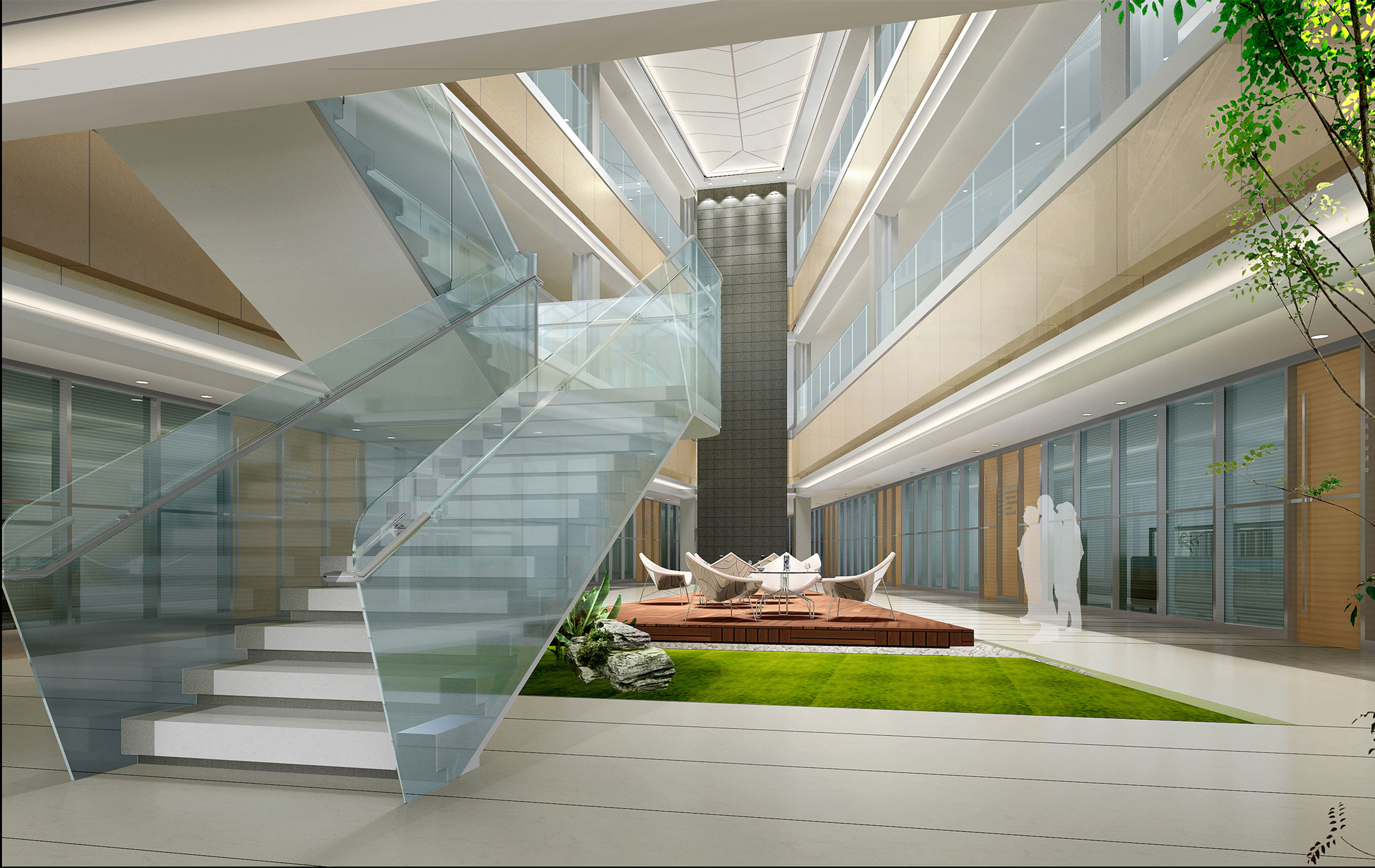 寬曠會議室裝修設(shè)計-第2張圖片-上海古都建筑設(shè)計集團(tuán)