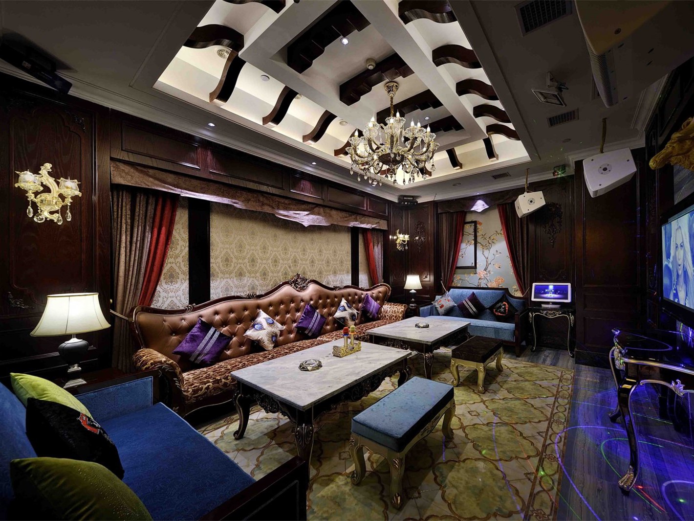 歐式復(fù)古歌廳裝修設(shè)計-第4張圖片-上海古都建筑設(shè)計集團 歐式復(fù)古歌廳裝修設(shè)計-第4張圖片-上海古都建筑設(shè)計集團