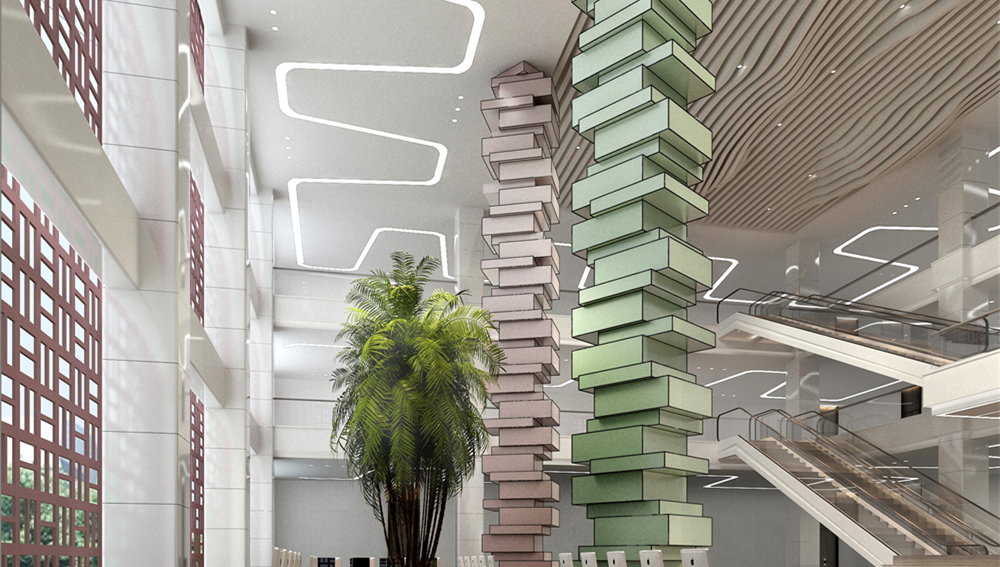 現(xiàn)代科技圖書館裝修設(shè)計(jì)-第2張圖片-上海古都建筑設(shè)計(jì)集團(tuán) 現(xiàn)代科技圖書館裝修設(shè)計(jì)-第2張圖片-上海古都建筑設(shè)計(jì)集團(tuán)