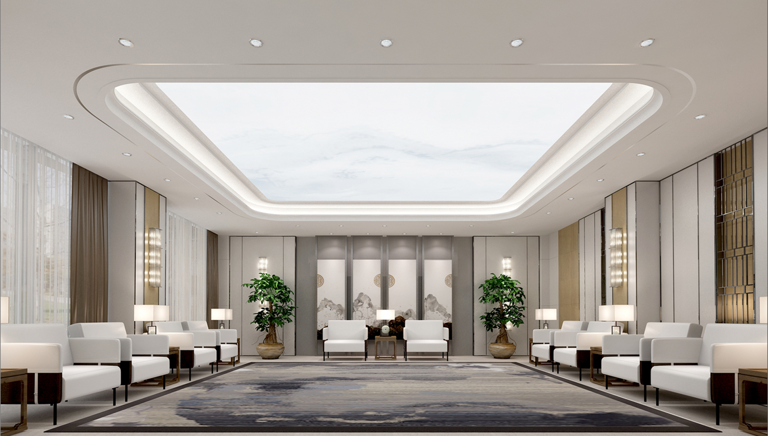 現(xiàn)代科技圖書館裝修設(shè)計(jì)-第3張圖片-上海古都建筑設(shè)計(jì)集團(tuán) 現(xiàn)代科技圖書館裝修設(shè)計(jì)-第3張圖片-上海古都建筑設(shè)計(jì)集團(tuán)