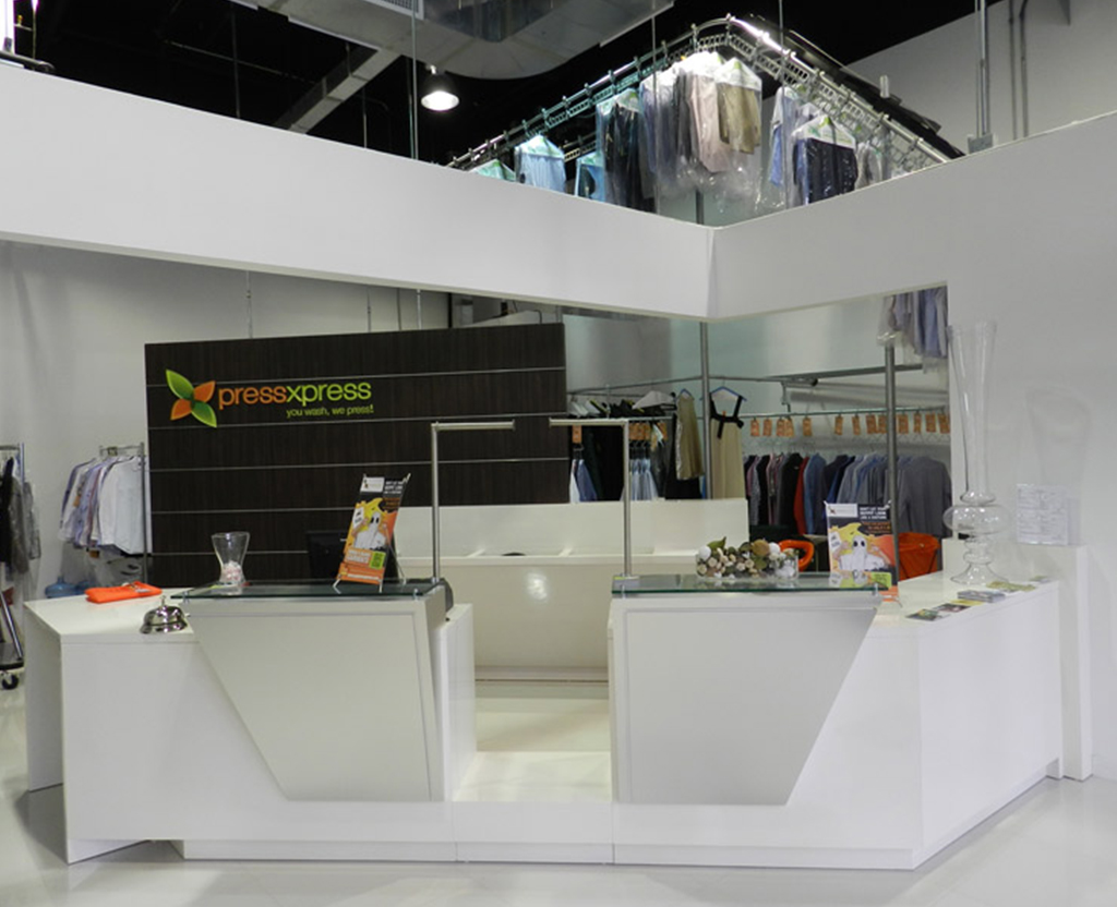 現(xiàn)代簡約干洗店裝修設(shè)計-第3張圖片-上海古都建筑設(shè)計集團(tuán)