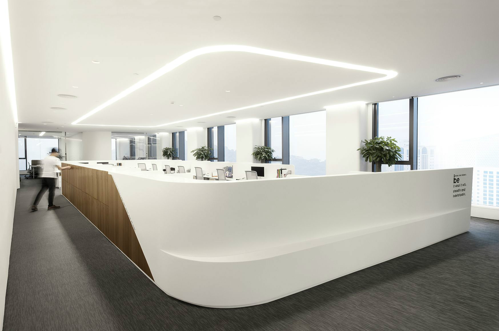 純白科技風(fēng)格辦公室裝修設(shè)計(jì)-第5張圖片-上海古都建筑設(shè)計(jì)集團(tuán) 純白科技風(fēng)格辦公室裝修設(shè)計(jì)-第5張圖片-上海古都建筑設(shè)計(jì)集團(tuán)