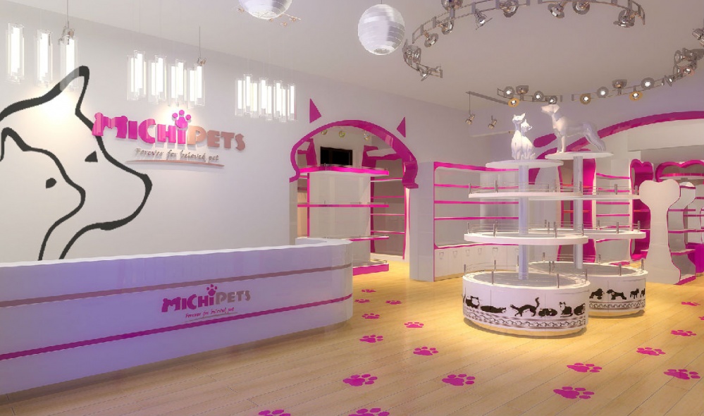 粉色可愛系寵物一體店裝修設(shè)計-第2張圖片-上海古都建筑設(shè)計集團 粉色可愛系寵物一體店裝修設(shè)計-第2張圖片-上海古都建筑設(shè)計集團