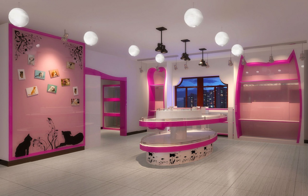 粉色可愛系寵物一體店裝修設(shè)計-第6張圖片-上海古都建筑設(shè)計集團 粉色可愛系寵物一體店裝修設(shè)計-第6張圖片-上海古都建筑設(shè)計集團