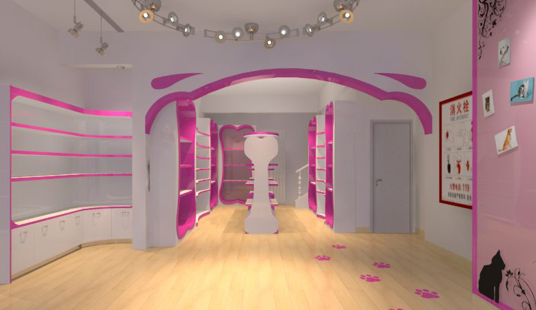 粉色可愛系寵物一體店裝修設(shè)計-第5張圖片-上海古都建筑設(shè)計集團 粉色可愛系寵物一體店裝修設(shè)計-第5張圖片-上海古都建筑設(shè)計集團