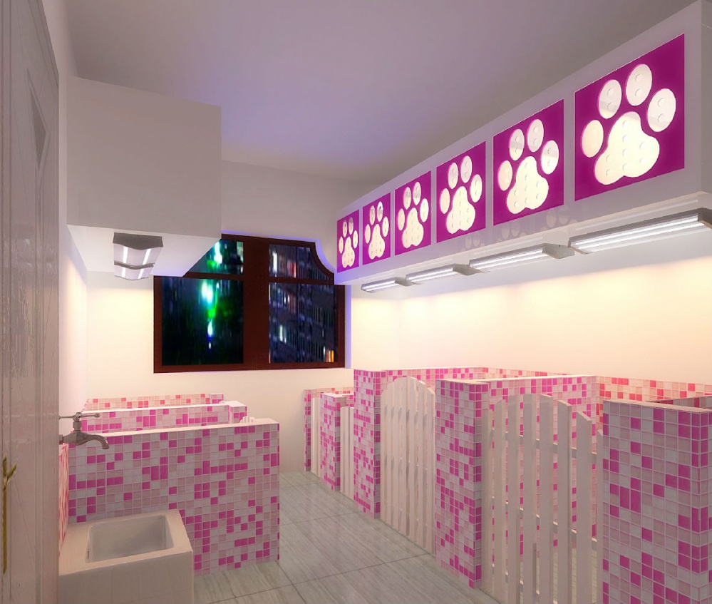粉色可愛系寵物一體店裝修設(shè)計-第4張圖片-上海古都建筑設(shè)計集團 粉色可愛系寵物一體店裝修設(shè)計-第4張圖片-上海古都建筑設(shè)計集團