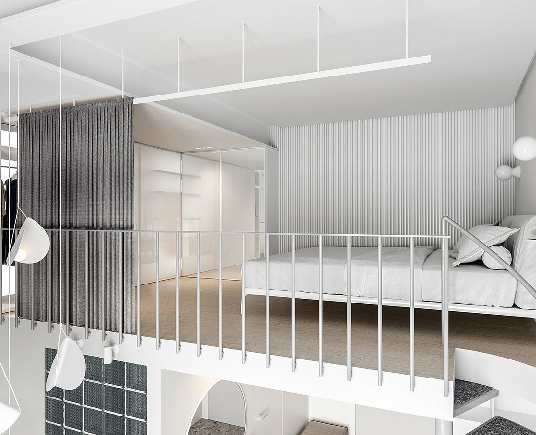 復(fù)式小公寓樓裝修設(shè)計-第3張圖片-上海古都建筑設(shè)計集團