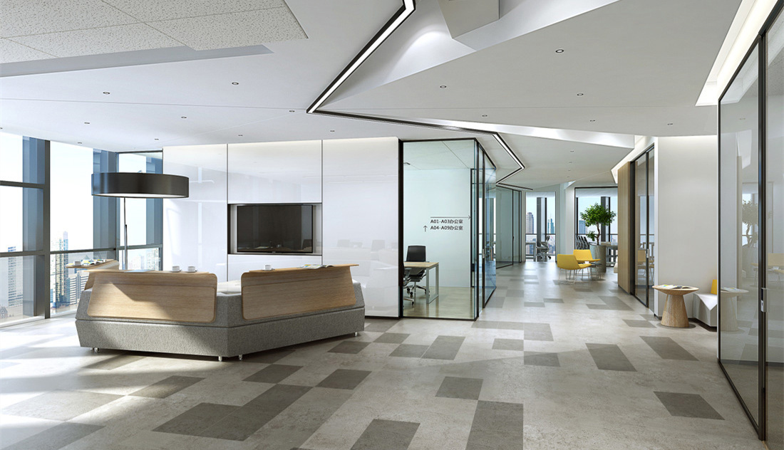 科技簡約風(fēng)格辦公室裝修設(shè)計(jì)-第3張圖片-上海古都建筑設(shè)計(jì)集團(tuán) 科技簡約風(fēng)格辦公室裝修設(shè)計(jì)-第3張圖片-上海古都建筑設(shè)計(jì)集團(tuán)