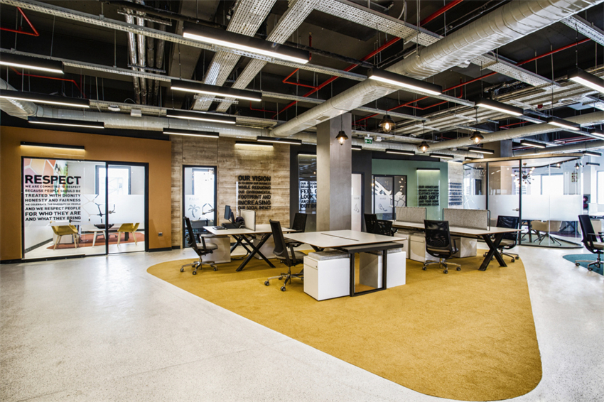 松江工廠辦公室設(shè)計裝潢效果-第1張圖片-上海古都建筑設(shè)計集團(tuán)