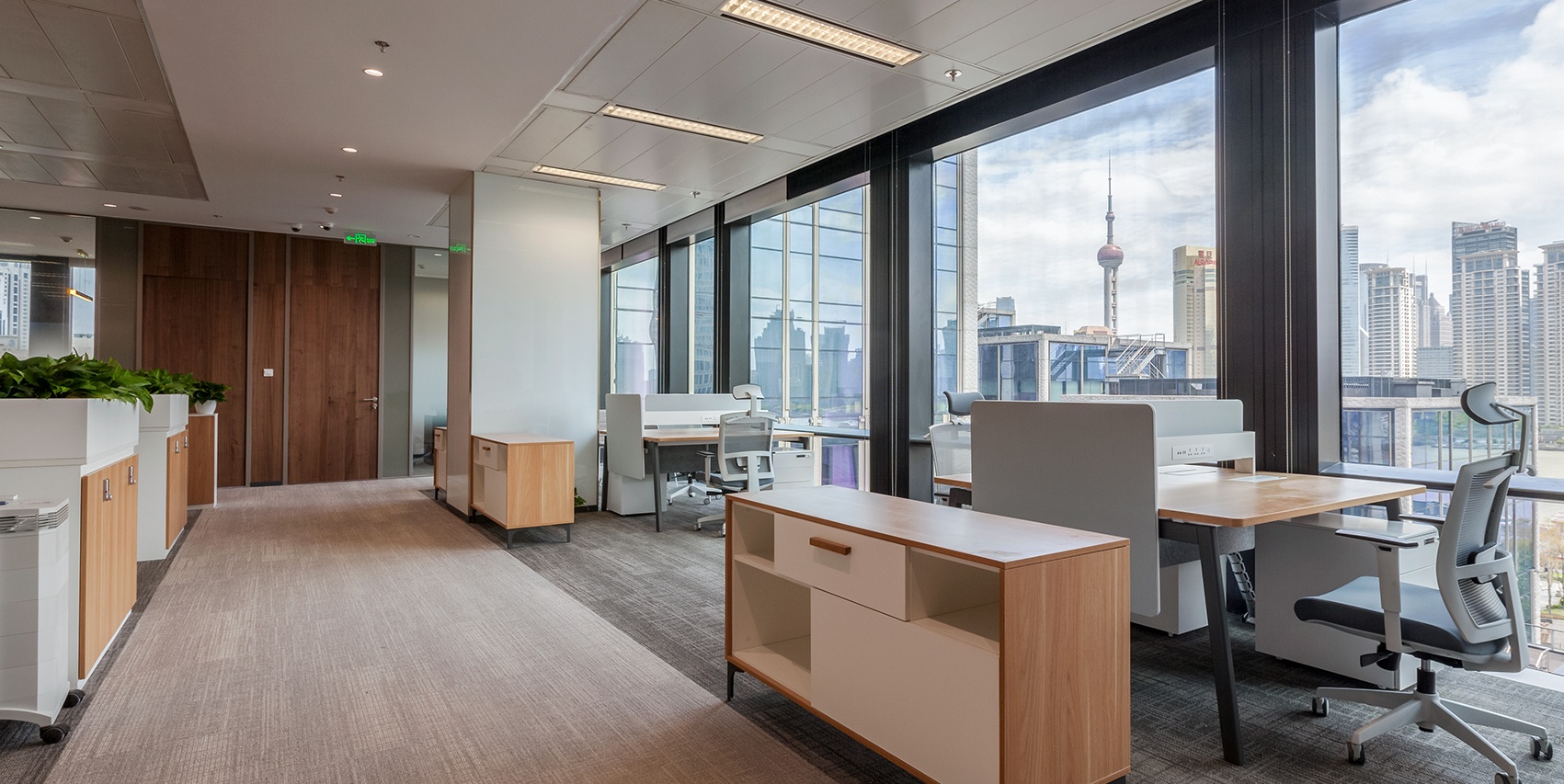 2100平金融機(jī)構(gòu)辦公室設(shè)計(jì)布局方案-第4張圖片-上海古都建筑設(shè)計(jì)集團(tuán)